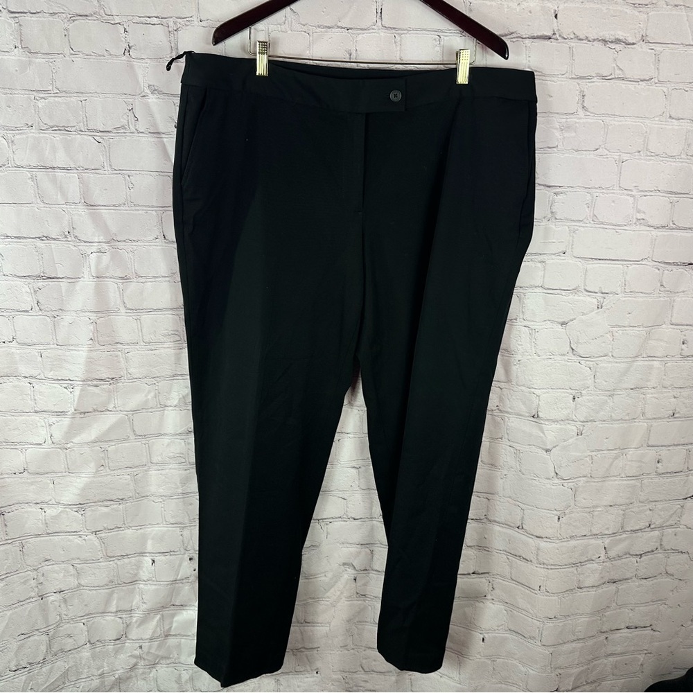Jones New York Classic Black Dress Pants womens 20W business caual high waist